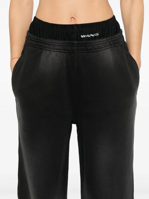 Alexander Wang bike-shorts track pants - Black