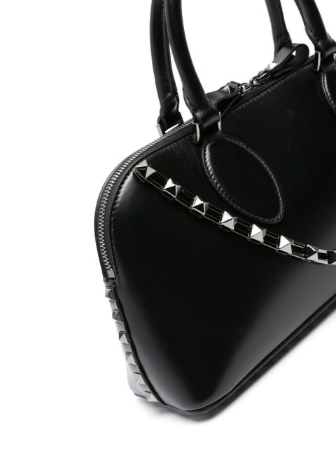 Valentino Garavani Rockstud leather tote bag - Black