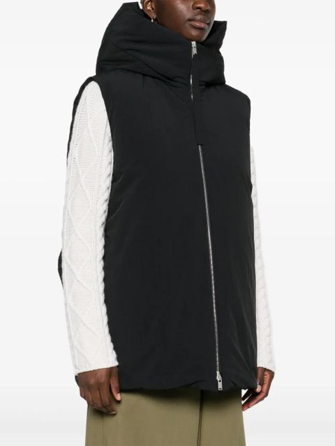 Jil Sander padded gilet - Black