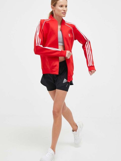 adidas Originals bluza Adicolor Classics SST damska kolor czerwony z aplikacją IK4032 - zdjęcie produktu nr 2