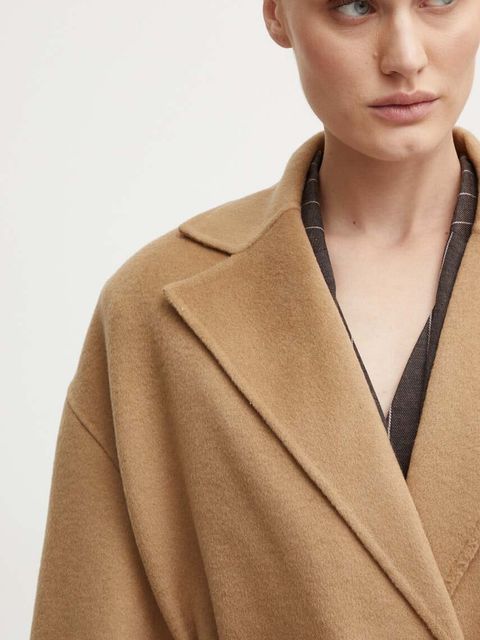 Day Birger et Mikkelsen płaszcz wełniany Wright - Double Faced Wool