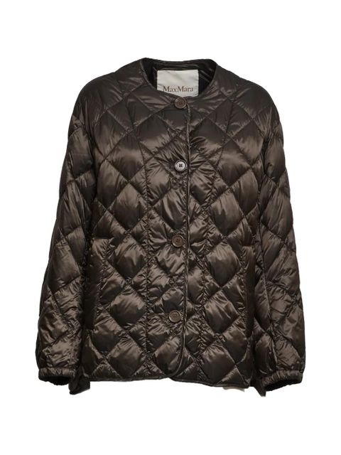 Max Mara quilted button jacket - Brown - zdjęcie produktu nr 1