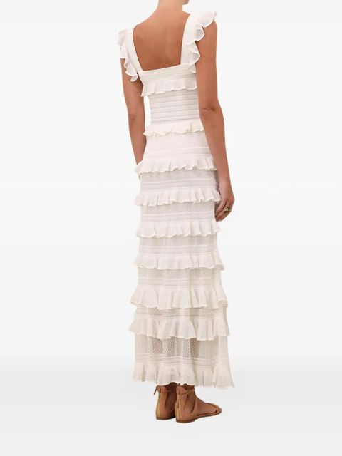 ZIMMERMANN Luna Lace frill maxi skirt - White - zdjęcie produktu nr 2