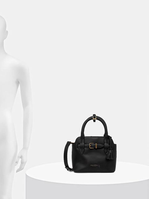 Marc O'Polo torebka skórzana kolor czarny 50818770701104