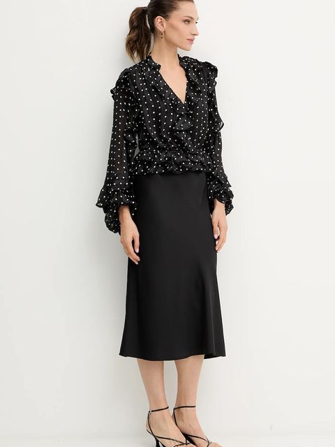 Bardot bluzka damska kolor czarny wzorzysta 59896TB3