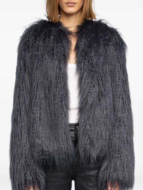 Zadig&Voltaire freddie ff open coat - Grey