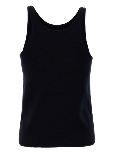 Max Mara stretch-wool tank top - Blue