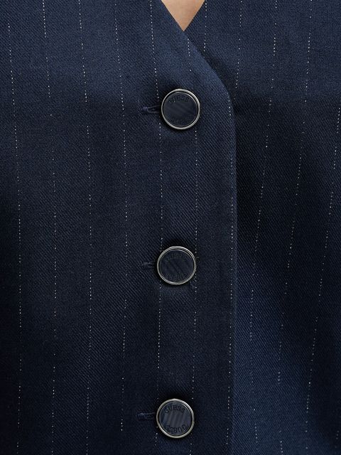 Guess kamizelka ZANITA kolor granatowy jednorzędowa W5BH52 W2422