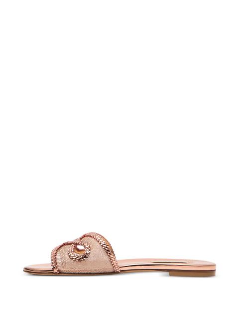 Casadei ballerina embellished sandals - Pink