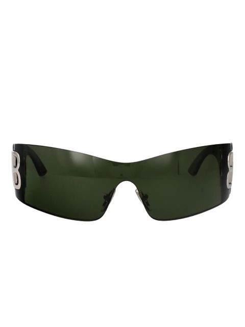 Balenciaga Eyewear logo sunglasses - Green