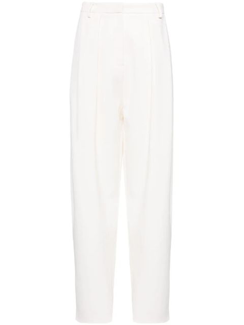 Magda Butrym pleated tapered-leg trousers - Neutrals - zdjęcie produktu nr 1