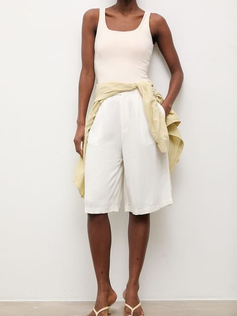 Answear.LAB szorty lniane