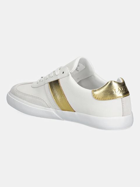 Lauren Ralph Lauren sneakersy skórzane Braylee damskie kolor biały 802P04420001
