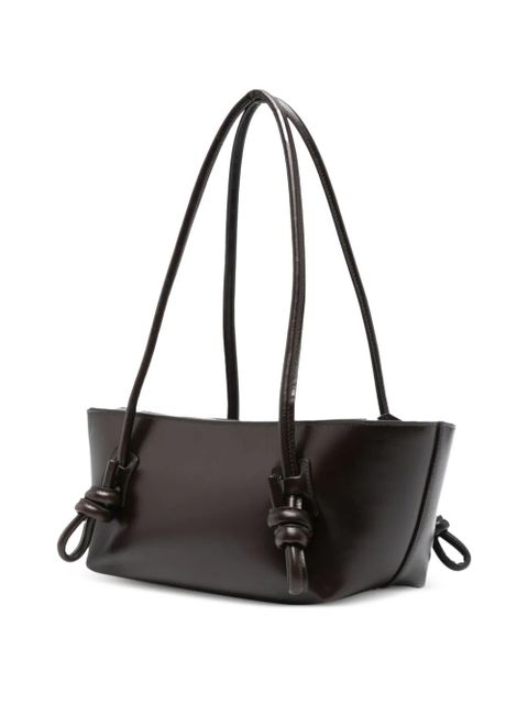 Hereu Fleca leather shoulder bag - Brown