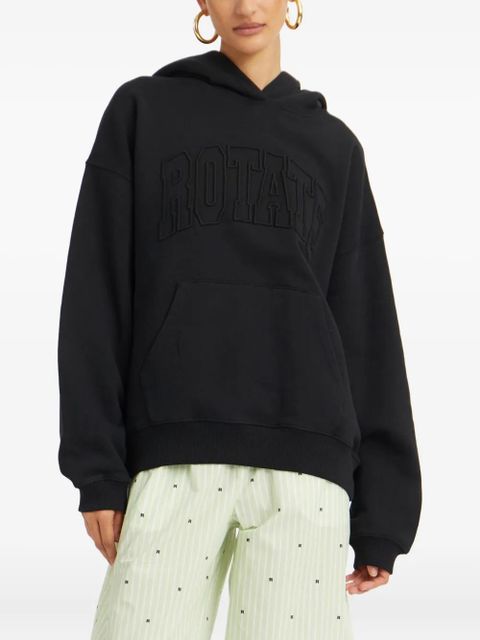 ROTATE BIRGER CHRISTENSEN embroidered logo hoodie - Black - zdjęcie produktu nr 2