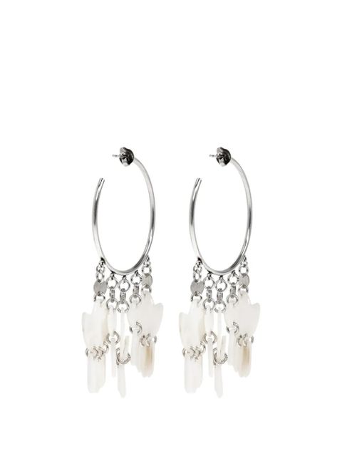 ISABEL MARANT hoop drop earrings - Silver - zdjęcie produktu nr 1