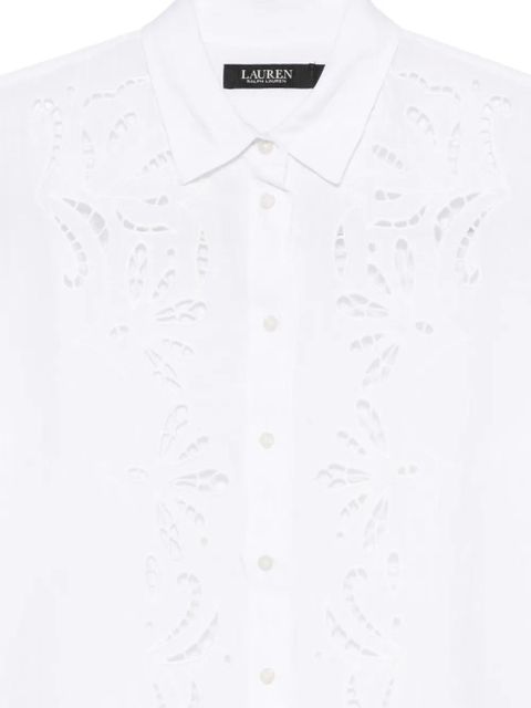 Lauren Ralph Lauren broderie-anglaise shirt - White