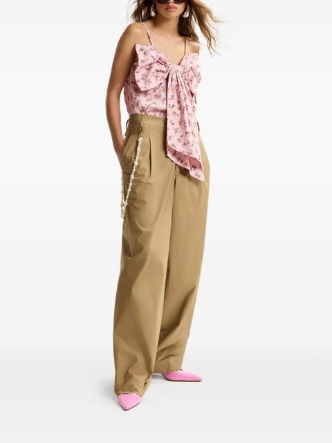 Essentiel Antwerp floral-print bow-detail blouse - Pink - zdjęcie produktu nr 2