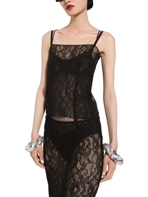 Dolce & Gabbana Torchon twisted bracelet - White