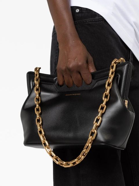 Alexander McQueen small The Peak shoulder bag - Black