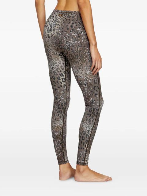 Diesel Meredith-Utlt leopard-print leggings - Neutrals