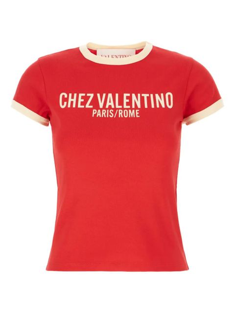 Valentino Garavani Chez-print T-shirt - Pink