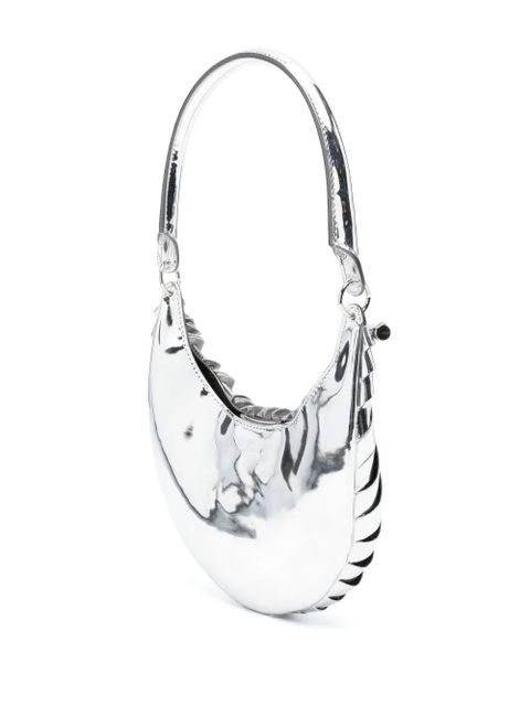 Coperni Mini Petal metallic shoulder bag - Silver
