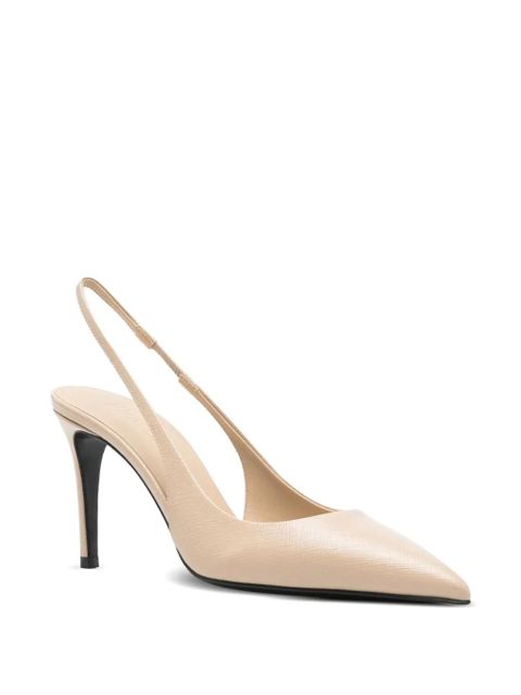 Prada calf leather heel pumps - Neutrals - zdjęcie produktu nr 2