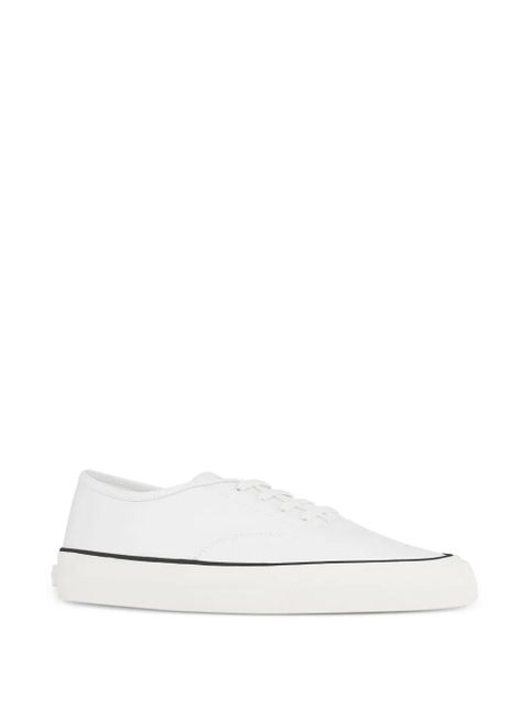 Aquazzura lace-up leather sneakers - White