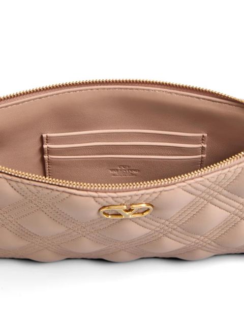Valentino Garavani Quiltie 67 leather clutch bag - Pink