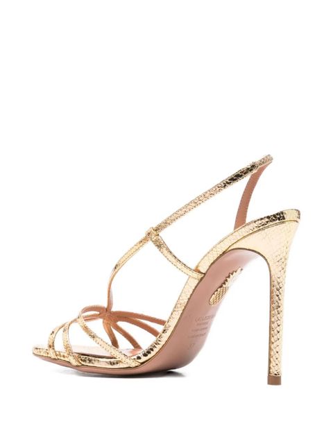 Aquazzura strappy heeled sandals - Gold
