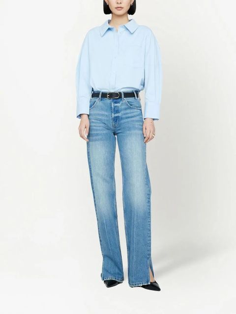 ANINE BING Roy mid-rise straight jeans - Blue - zdjęcie produktu nr 2
