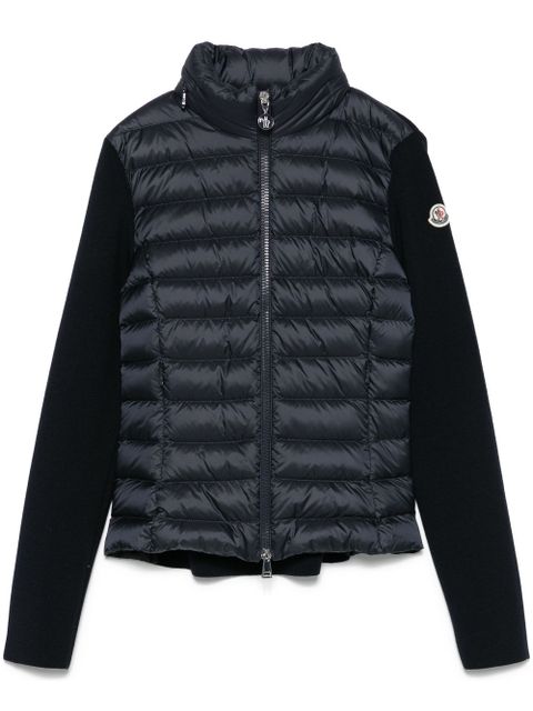 Moncler padded zip-up cardigan - Blue - zdjęcie produktu nr 1