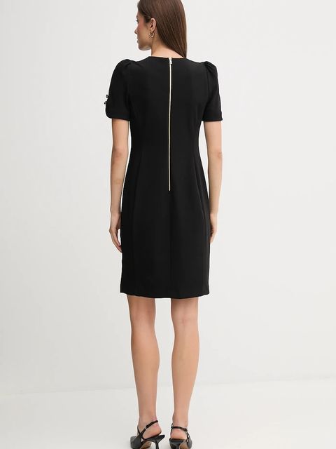 Dkny sukienka kolor czarny mini dopasowana DD3I166A