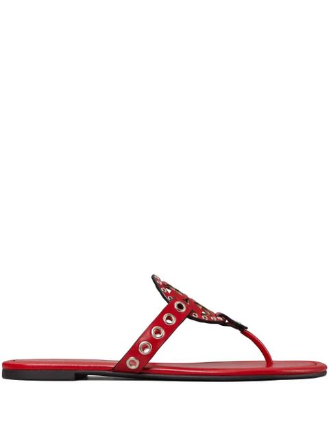 Tory Burch Miller flip flops - Red - zdjęcie produktu nr 1