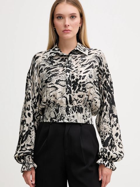 Gaudi koszula damska kolor czarny regular z kołnierzykiem klasycznym 521FD45028 - zdjęcie produktu nr 1