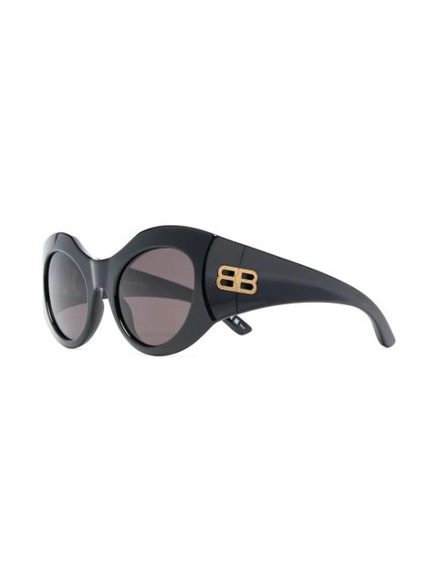 Balenciaga Eyewear Hourglass round-frame sunglasses - Black - zdjęcie produktu nr 2