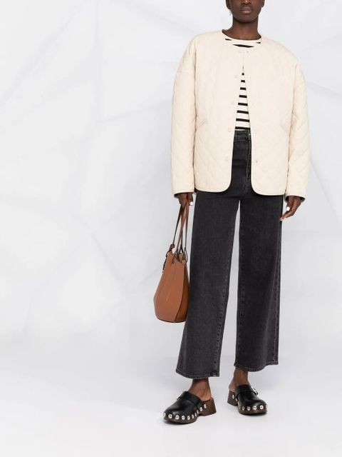 TOTEME quilted cotton jacket - Neutrals