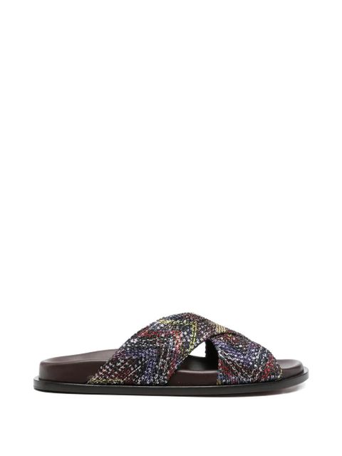 Missoni criss-cross-strap sandals - Black - zdjęcie produktu nr 1