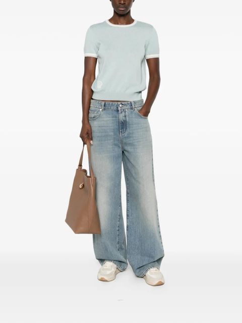 Lauren Ralph Lauren logo-motif short-sleeve T-shirt - Blue - zdjęcie produktu nr 2