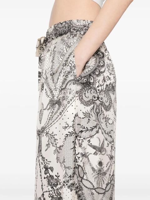 ZIMMERMANN crush draw waist trousers - White - zdjęcie produktu nr 2