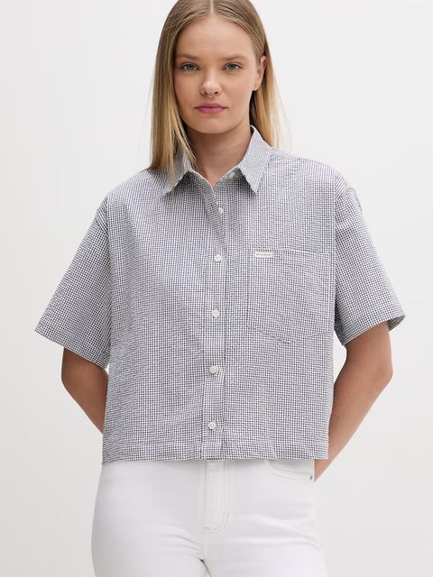 Guess Jeans koszula damska bawełniana z elastanem - zdjęcie produktu nr 2