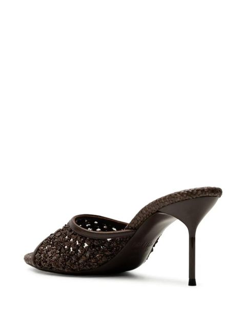 Paris Texas Lidia woven mules - Brown