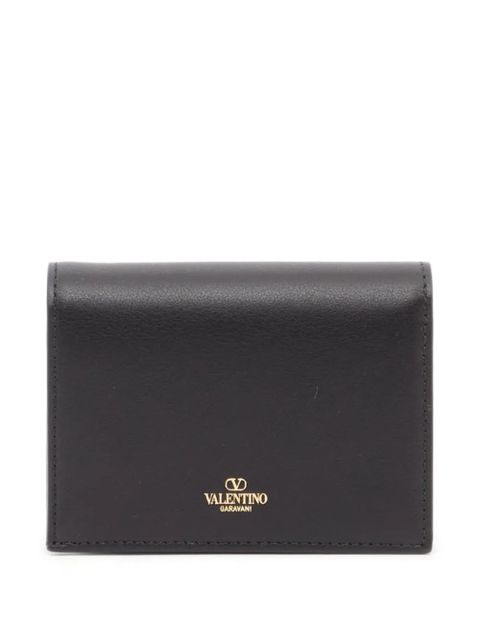 Valentino Garavani VLogo the Bold edition small calfskin wallet - Black - zdjęcie produktu nr 2