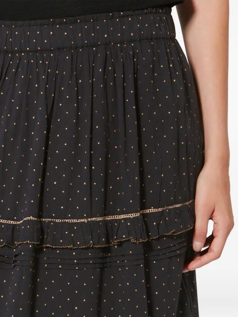 MARANT ÉTOILE Volodia ruffled maxi skirt - Black