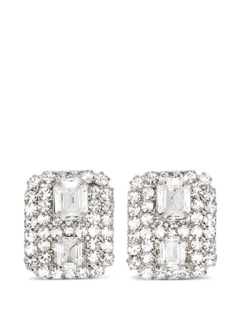 Jennifer Behr crystal-embellished earrings - Silver - zdjęcie produktu nr 1