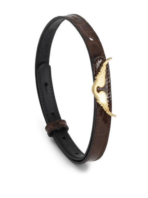 Zadig&Voltaire Rock croco leather bracelet - Brown - zdjęcie produktu nr 2