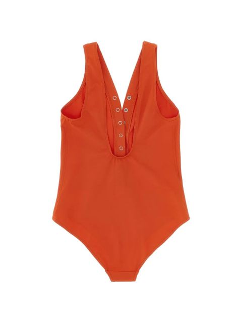 ERES half-button V-neck swimsuit - Orange - zdjęcie produktu nr 2