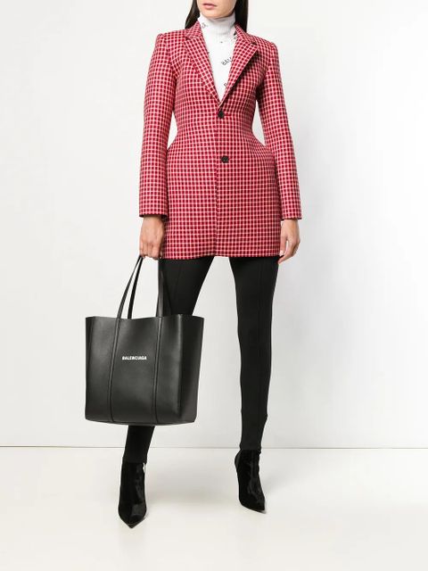 Balenciaga 3D houndstooth jacket - Red