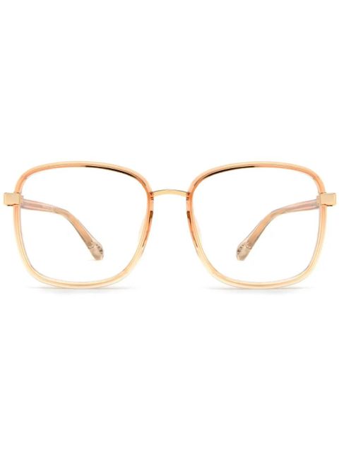 Chloé Eyewear CH0034O square-frame glasses - Orange - zdjęcie produktu nr 1